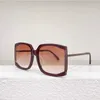 Lunettes de soleil carrées surdimensionnées rétro luxe grand cadre dégradé multicolore mode hipsters portent des lunettes