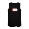 Tanktops voor heren Lilith Low Battery Topvesten Mouwloze T-shirts