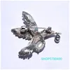 Pins Broches Bijoux classiques Colibris Vintage Cristal Pins Strass pour femmes Manteau Accessoires Lady Cadeaux Élégant Pin Drop De Dhxcl