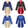 Kids Jongens Prins Slipjas Vintage Koninklijk Hof Halloween Cosplay Dress Up Themafeest Kostuum Lange Mouwen Tuxedo Jacket 240122