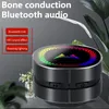 Huawei Xiaomi universal bone conduction Bluetooth speaker Wireless portable Bluetooth speaker with LED colorful changing small speaker M1