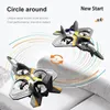 V17 RC Avión de control remoto 24G Fighter Hobby Plane Glider EPP Foam Toys Drone Kids Gift 240119