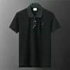 2024Designer Polo koszulki Mężczyźni luksusowe polo swobodne męskie t -koszulki wąż pszczoła druk haftowy moda High Street Man Tee