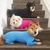 Dog Apparel Malesie Roupas Derrotamento de cabelos para cães Para viagens de carro em casa Ansiedade calmante Cirurgia Cirurgia Macacão corporal de recuperação para cães grandes