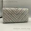 Сумка-тоут Bling Сумочка Кошелек-клатч Роскошная жемчужная сумка Женские кошельки Кошелек Женский женский вечерний кристалл с блестками и кошелек 2023 T240125