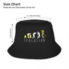 Bonés de bola Evolution Of Alien Bucket Hat Sun Shade Chapéus para homens