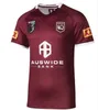 Outdoor T -Shirts Harvey Norman Qld Maroons 2023 2024 Rugby Jersey Australien Queensland State of Origin NSW Blues Home Training Shirt