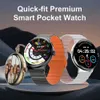 Умные часы Глобальная версия Модные карманные часы Женщины Мужчины Smartwatch 1.43 AMOLED Дисплей Смарт-часы Ожерелье Подвесные часы YQ240125