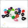 Anneau de collier en Silicone de 12mm de diamètre, accessoires pour fumer, anneau en Silicone, lanière 510, anneau en silicone avec différentes couleurs ZZ