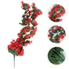 Decorative Flowers 4 Petals Fake Plants Artificial Indoor Japanese-style Silk Vases Home Decor