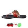 2024 Designer Tanga Sandalen Leder Gummi Braun Schwarz Weiß Slides Rosa Flats Flip Flops Damen Damenmode Luxus Hausschuhe Sandale Strandschuhe Sliders