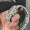 Ap Watch Diamond Moissanite Iced Out могут пройти тест 2023, принять индивидуальную настройку Vvs Bling Watch6mf14ao7