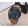Mäns 2024 Panerais Top Luxury Brand Fashion Watch Leather Strap Date Multi-Function Casual Marina 2oce