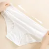 Pantidas para mujeres Mujeres 5 piezas Desechables blancos Sexy Viajes Estiends Algodón Postparto Boyshort Soft Breve Breve Breve Solid.