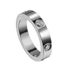 Rose Gold Love Titanium Steel Women Diamond Engagement Jewelry Wedding Tarnish Free Ring for Women/Men Diamond Ring Pris