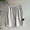 2023 Stonees Lsland Shorts Stoneys Islandss Mens Fashion Running Loose Cp Companys Shorts Processo de lavagem a seco de tecido puro Calças da moda 3181