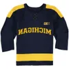 Maillots de hockey sur glace Michigan Wolverines Colleage Dylan Larkin Quinn Hughes Thomas Bordeleau Cam York Strauss Johnson Jack Becker Brendan Bris 12