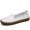 Jurk Schoenen Vrouwen Flats Plus Size 43 Echt Lederen Schoenen Vrouwen Loafers Slip Op Mocassins Verpleegkundige Platte Schoenen Vrouwelijke Lederen Casual schoenenL231228