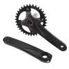 Racing Sets Bike Crank Arm Set Aluminum Alloy One Piece Precise Machined Teeth Lightweight For Mountain Accessories