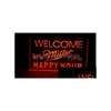 Led Neon Sign B28 Welcome Miller Time Happy Hour 2 Size Bar Signhome Decor Shop Crafts Drop Delivery Lights Lighting Holiday Dhc0J