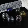 Bottles 20mm One Hole Colorful Round Glass Ball Globe Beads Orb Hollow Bottle Vial Dome Charms Jewelry Making Accessories Findings