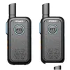 Walkie Talkie 2 Stück Packung El Baustelle Zivil Micro Tra Thin Wireless Handheld Outdoor High Power Mini 5 km 10 km Drop Lieferung EL Ot9T0