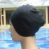 Swimming caps High Elastic Swimming Caps Men Women Waterproof Swimming Pool Cap Protect Ears Long Hair Large Silicone Diving Hat for AdultsL240125