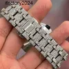 Ap Watch Diamond Moissanite Iced Out Can Pass Test Designer Mosonite Vs Factory Manufacturer 25 to 29 Carat Top Brand Custom Dign Woman Hand Set Out