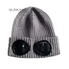 CP HAT DESIGNER Två linsglasögonglasögon Beanies Men CP Stickade hattar Skull Caps Outdoor Women oundvikliga CP Comapny Hat Winter Beanie Black 3226