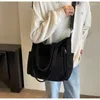 Evening Bags Fashionable Corduroy Shopping Bag For Women Large Capacity Handbag Suitable Everyday Use