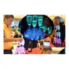 Night Lights Mini Led Party Square Color Changing Ice Cubes Glowing Blinking Flashing Novelty Supply Drop Delivery Lighting Indoor Dhtfx