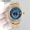 AP Watch Diamond Moissanite Out Out Can Test MoSaic Swarovski 904l Stalyjes Case 41mm 2824 Mocne