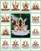 クリスマストナカイの飾りクリスマスツリー樹脂カスタマイズされたDIY名35ギフトハングデコレーションペンダントホームDECRO7274269