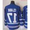 Film CCM Vintage Ice Hockey 17 Wayne Simmonds Jerseys 16 Darcy Tucker 31 Grant Fuhr 64 Stanleycup Men broderi Jersey White Blue Green 35