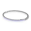 Bracelet en argent Sterling LR S925 pour femmes, bracelets durs de 16 à 19cm, fabrication de bijoux, rouge, bleu, blanc, cadeau pour fille, 240122