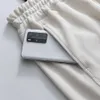 LU COSTE SOFTSTREME Pantaloni a vita media Autunno Inverno Pantaloni da yoga Pantaloni larghi e casual a vita media con coulisse Strato d'aria Gamba dritta Pa 67