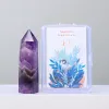 Natural Healing Crystal Quartz Arts Tolv konstellationer Enkel spetsiga sex prisma Set Chakra Reiki Original Stone Polished Handicraft ZZ