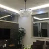 Kroonluchters Vintage Grote Glazen Druppels Led Kristal Ijzer Lustres Hangers Moderne E14 Hanglamp Voor Keuken Woonkamer Slaapkamer