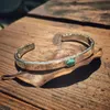 Bangles Indian Men's and Women's Fashion Carved Tanggrass Armband Turquoise Nonwhisumi Takahashi Trend Matchande tillbehör