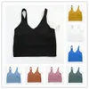 23 Yoga Outfit Lu-20 U Type Back Align Tank Tops Gym Clothes Women Casual Running Nude Tight Sports Bra Fitness Beautiful Underwear Vest 46