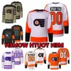 Benutzerdefinierte Hockey-Trikots Philadelphia''flyers''Herren 21 Scott Laughton 48 Brendan Lemieux 55 Rasmus Ristolainen 32 Sandstrom 6 Sanheim Seeler Ti 71