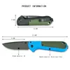 Новый складной нож BM 430 Redoubt, 3,55 дюйма, CPM-D2, графитовый черный, с простым лезвием, серо-синий, ручки из гривори 430BK, складной карманный нож BM535 BM560 BM15080 BM533 BM15031