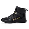 High Top Boxing Shoes Professional Wrestling Shoes Youth Womens Mens Anti Slip Fighting Shoes