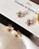 Vintage Bee Stud Earring Women Pearl Rhinestone Insect Bee Earring Gold Bronze Fashon Jewelry for Gift Party7644625
