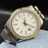 Luxusuhr Clean Factory Designer Schwarz Goldene Uhr für Mann Femme Automatisieren Sie das Datum Nur mechanisch leuchtend Beste Qualität