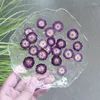 Dekorativa blommor mini ros torkade blomblad diy epoxy gummitelefon fodral po ram präglade pendell halsband smycken tillverkning