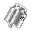 Hellvape Drop Dead 2 RDA 24mmポストレスデッキ、デュアルコイルシステム、36のハニカムエアフローホール、Squonk-Ready、Extra 810 Drip Tips