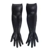 Costume Accessories Customized Dark Skin Tone Hand Gloves with Muscle Arms Realistic Halloween Ho Male Fake Silicone Hands Sleeves for Man