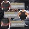 Canottiere da uomo Uomo Body Shaper Vita Trainer Canotta Camicia dimagrante Sauna Gilet di compressione Canottiera da allenamento Canotte Shapewear BruciagrassiL240124