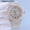 AP Watch Diamond Moissanite Out Out Can Test Cyrronia Men Mechanical Ruch Sapphire Glass Pełna opaska duża sprzedaż ramki